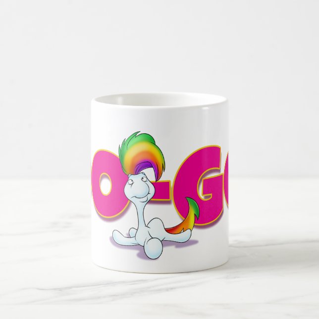 De Café Caneca bonito dos desenhos animados (Centro)
