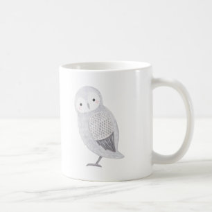 De Café Caneca bonito personalizada da arte da coruja da