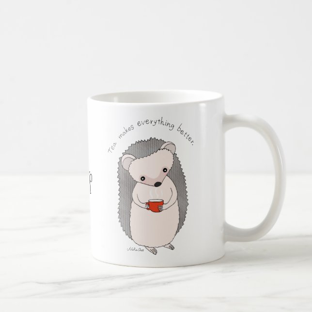 De Café Caneca bonito personalizada do nome do amante do (Direita)