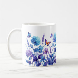 De Café Caneca Borboleta Lavanda Íris Hortênsia Tinta Álco