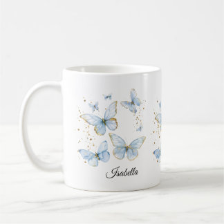 De Café Caneca Borboleta PERSONALIZADA, Borboleta Rosa Fof
