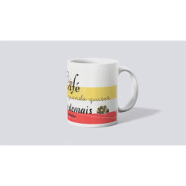 De Café Caneca branca clássica