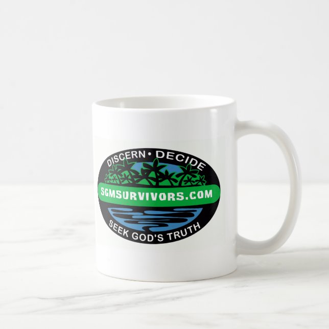 De Café Caneca branca clássica com logotipo do (Direita)