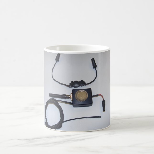 De Café Caneca branca clássica do espião (Centro)