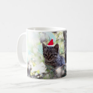De Café Caneca branca clássica do tempo do Natal do