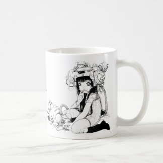 De Café Caneca branca clássica dos amigos simbióticos