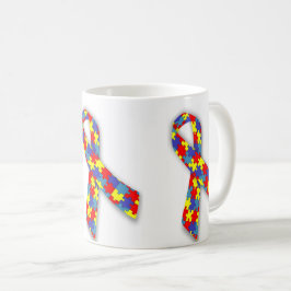 De Café Caneca branca clássica laço