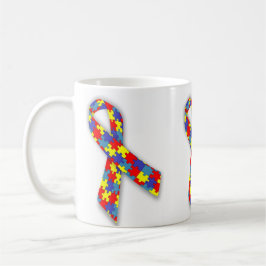 De Café Caneca branca clássica laço