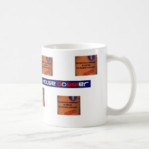 De Café Caneca branca da documentação da casa demasiado