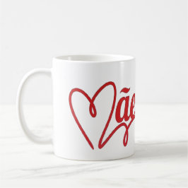 De Café Caneca branca dia das mães