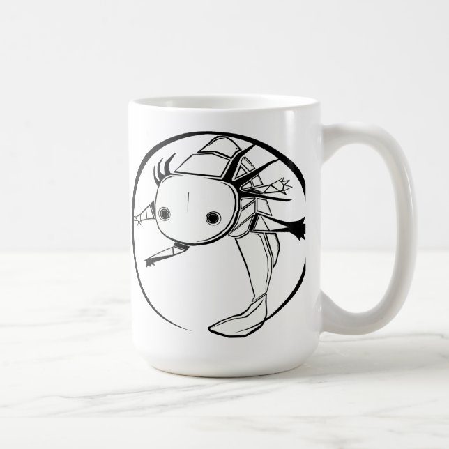 De Café Caneca (branca) do círculo do Axolotl (Direita)