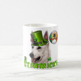 De Café Caneca branca do german shepherd