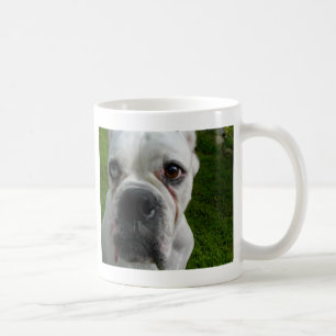 De Café Caneca branca do pugilista