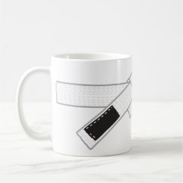 De Café caneca branca jiu-jitsu