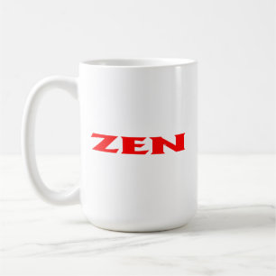 De Café Caneca branca vermelha
