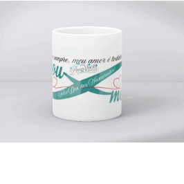 De Café Caneca brilhante, namorados 