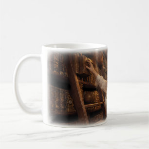 De Café Caneca Brilho da Biblioteca Encantada para Sonhado