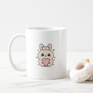 De Café Caneca Bunny Enfermeira Kawaii Fofa – Médica Paste