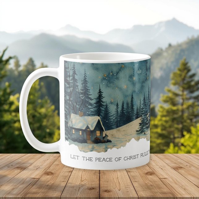De Café Caneca Cabine Colossenses 3:15 Fé Escritura (Criador carregado)