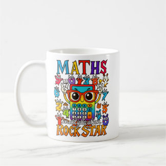 De Café Caneca Calculadora Fofa Estrela do Rock Matemático