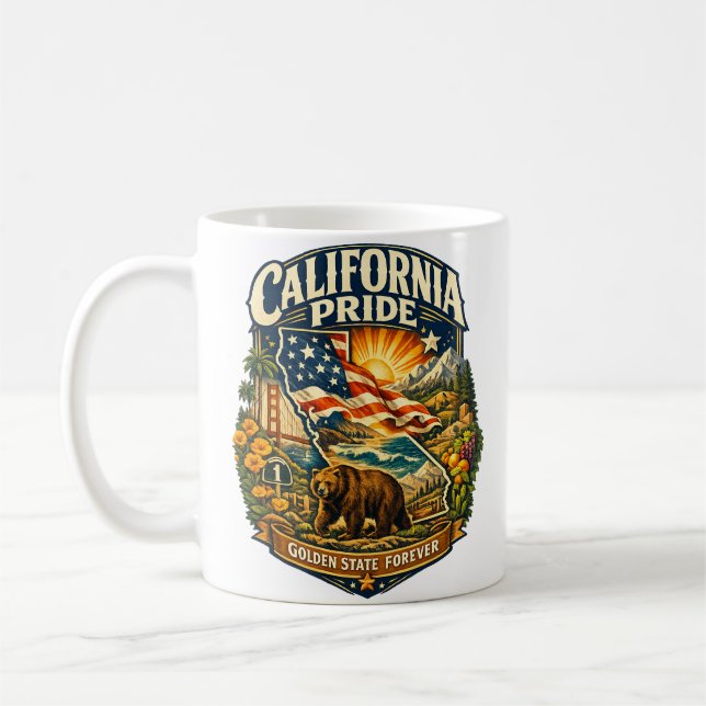 De Café Caneca California Pride Golden State Forever (Esquerda)