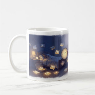 De Café Caneca Caminho Sonhador Memória Brilhante Tempo Ap
