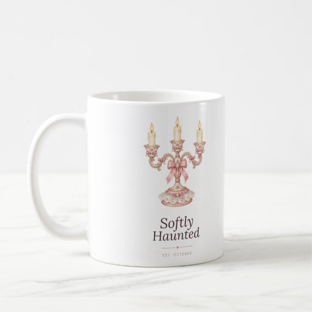De Café Caneca Candelabro Coquete Assombrada Suave (Esquerda)