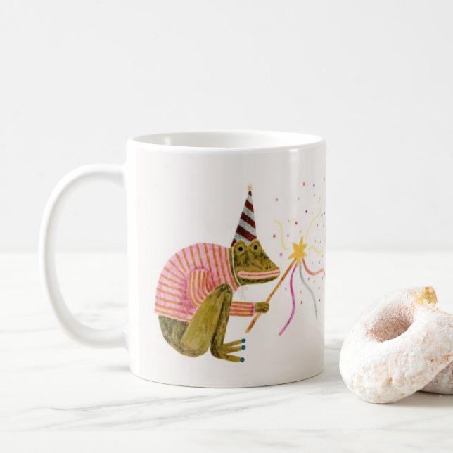 De Café Caneca Caprichosa do Sapo Mágico (Com Donut)