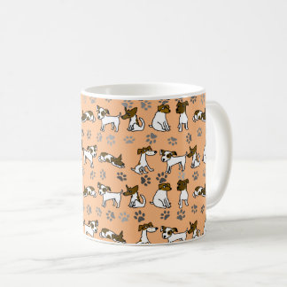 De Café Caneca Cartoon Jack Russell Terrier