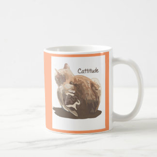 De Café Caneca Cattitude frente e verso