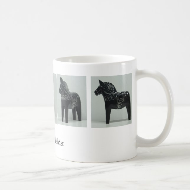 De Café Caneca CAVALO Dala - preto (Direita)
