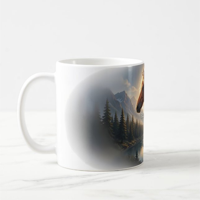 De Café Caneca Cavalo Espírito Livre Correndo (Esquerda)