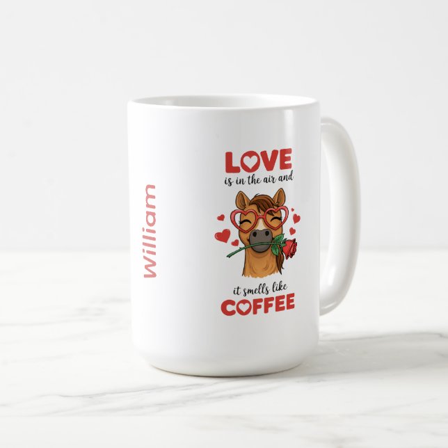 De Café Caneca Cavalo Expresse Seu Amor (Frente Esquerda)
