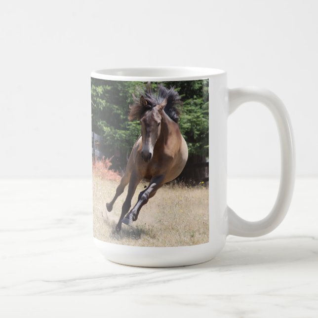 De Café Caneca Cavalo Lusitano em Liberdade (Direita)