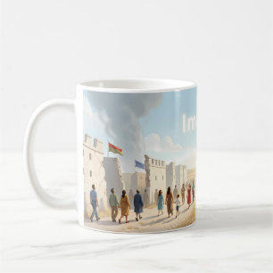 De Café Caneca Cavalo Sem Nome Através das Dunas Pálidas d