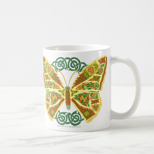 De Café Caneca celta da borboleta (Direita)