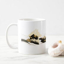 Caneca Cena da Montanha Linha Áurea do Lobo