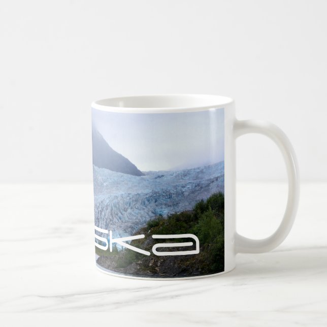 De Café Caneca cénico da foto da geleira do Alasca (Direita)