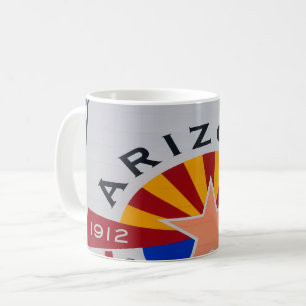 De Café Caneca centenária do sinal da arizona