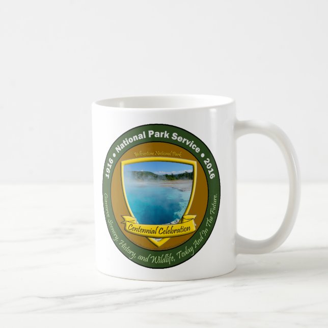 De Café Caneca centenária Yellowstone do parque nacional (Direita)