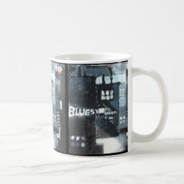 De Café Caneca cerâmica com decoração da arte