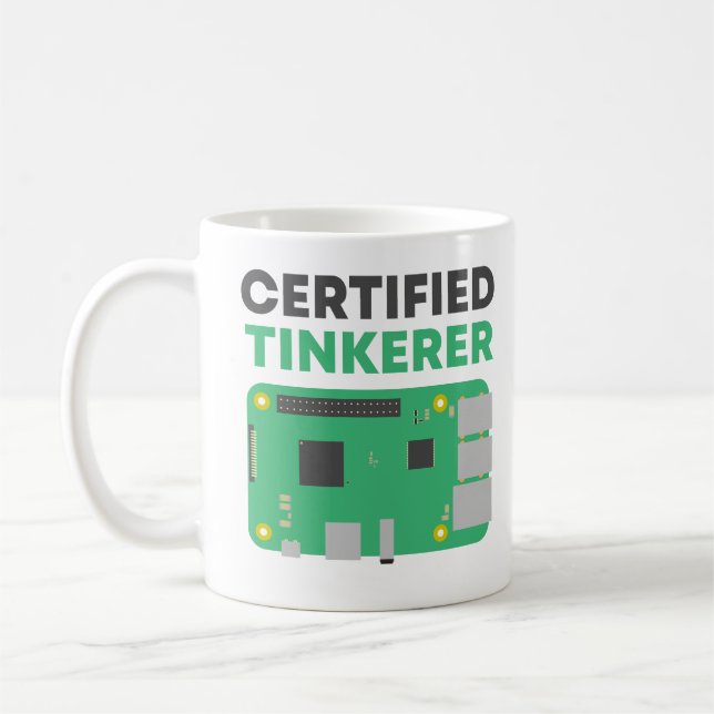 De Café Caneca certificada do Tinkerer (Esquerda)