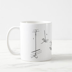 De Café Caneca chave Sewing