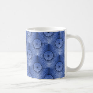 De Café Caneca chique Ultramodern, luz - azul