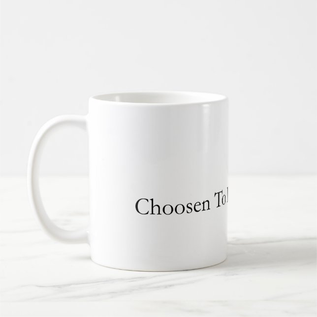 De Café Caneca Chosen To Be Mama para Mãe Cristã (Esquerda)