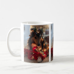 De Café Caneca Christmas Sheltie