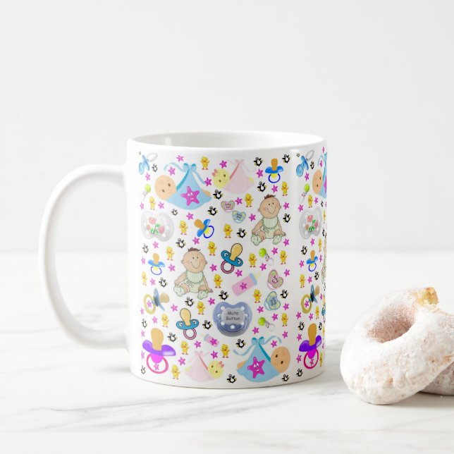 De Café Caneca Chupeta Bink (Com Donut)