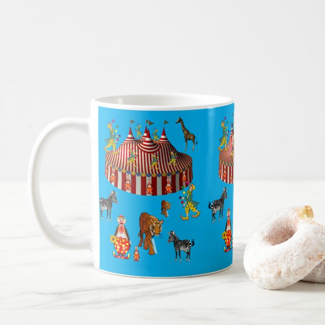 De Café caneca circo (Com Donut)