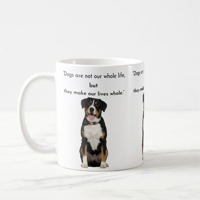De Café Caneca Citação Golden Retriever Cães Tornam a Vida (Esquerda)