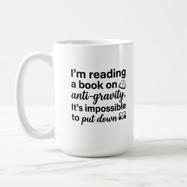 De Café Caneca Clássica 15 oz Citação 'Impossível Está Bai (Esquerda)